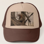 Rotes Eichhörnchen Truckerkappe (Vorderseite)