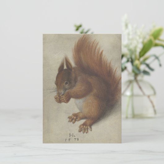 Rotes Eichhörnchen (von Hans Hoffmann) (Stehend Vorderseite)