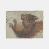 Rotes Eichhörnchen (von Hans Hoffmann) Fleecedecke (Vorderseite (Horizontal))