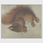 Rotes Eichhörnchen (von Hans Hoffmann) Geschenkpapier (Flach)