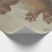 Rotes Eichhörnchen (von Hans Hoffmann) Geschenkpapier (Ecke)