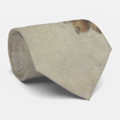 Rotes Eichhörnchen (von Hans Hoffmann) Krawatte (Gerollt)