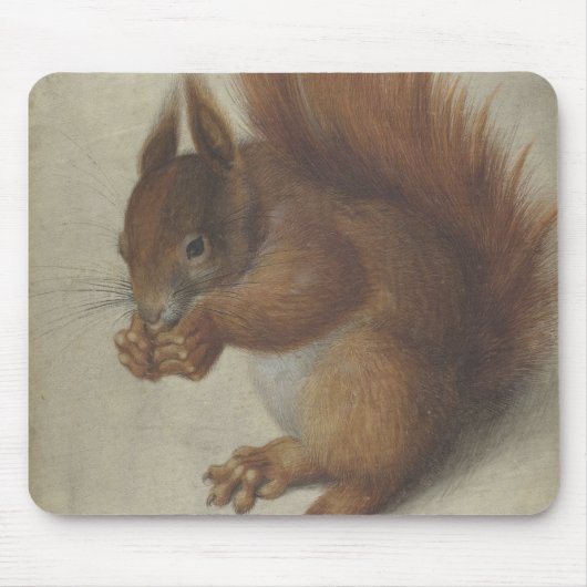 Rotes Eichhörnchen (von Hans Hoffmann) Mousepad (Vorne)