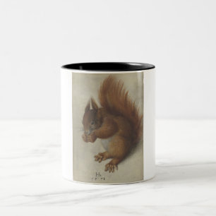 Rotes Eichhörnchen (von Hans Hoffmann) Zweifarbige Tasse