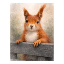 Rotes Eichhörnchen-Wald-Wildlife