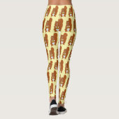 Rotes Eichhörnchendesign Sie wählen Hintergrundfar Leggings (Rückseite)