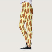 Rotes Eichhörnchendesign Sie wählen Hintergrundfar Leggings (Links)