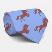 Rotes Einhorn Krawatte (Gerollt)