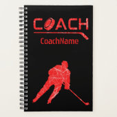 Rotes Eis - Bester Hockeytrainer Planer (Vorderseite)