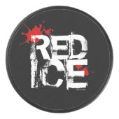 Rotes Eis Eishockey Puck (Vorderseite)