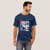 Rotes Eis (Hockey) T-Shirt (Vorne ganz)