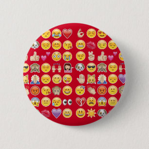 rotes Emoji Button