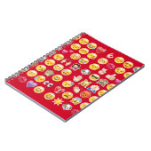 rotes Emoji Notizblock (Linke Seite)