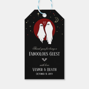 Rotes Faboolous-Gast-Hochzeitsgeschenk Halloween Geschenkanhänger