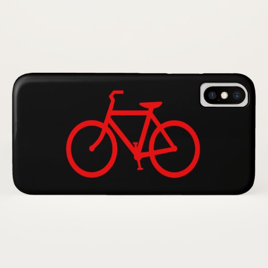 Rotes Fahrrad Case-Mate iPhone Hülle (Rückseite (Horizontal))