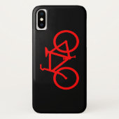 Rotes Fahrrad Case-Mate iPhone Hülle (Rückseite)