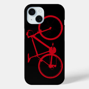 Rotes Fahrrad, Fahrrad iPhone 15 Hülle