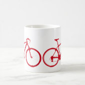 Rotes Fahrrad, Fahrrad Kaffeetasse (Mittel)