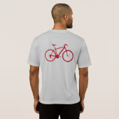 rotes Fahrrad/Fahrrad T-Shirt (Schwarz voll)