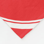 rotes Fahrrad Fleecedecke (Ecke)