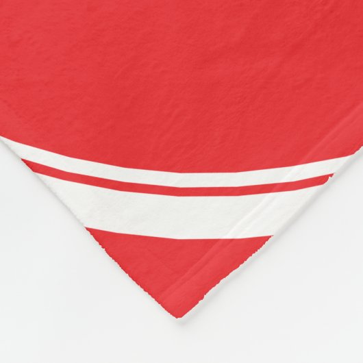 rotes Fahrrad Fleecedecke (Ecke)