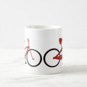 Rotes Fahrrad Kaffeetasse (Mittel)