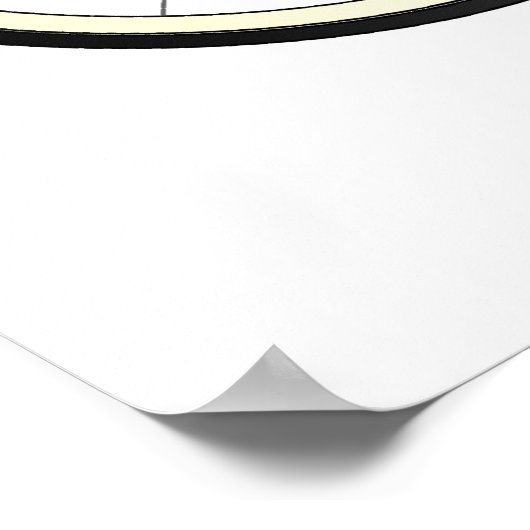 Rotes Fahrrad Poster (Ecke)