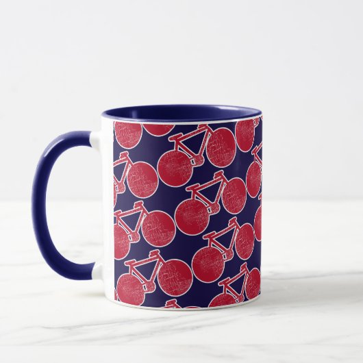 Rotes Fahrrad Tasse (Links)