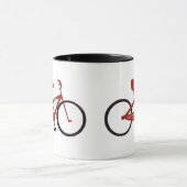Rotes Fahrrad Tasse (Zentrum)