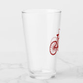 Rotes Fahrradglas Glas (Rechts)