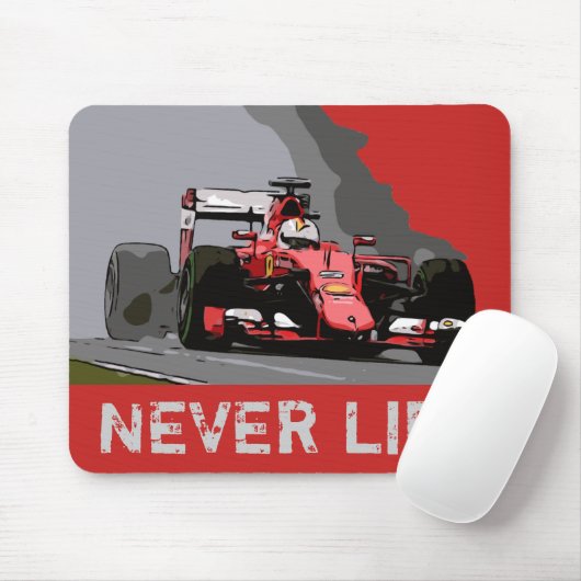ROTES FAHRZEUG - NIEMALS AUFZUHEBEN MOUSEPAD (Mit Mouse)