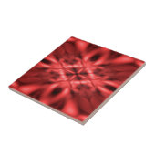 Rotes Fantasiemuster Fliese (Seite)