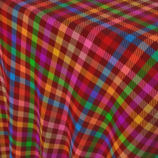 Rotes farbenfrohes Gingham-Karo-Muster Stoff