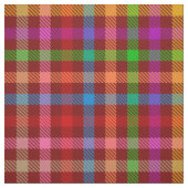 Rotes farbenfrohes Gingham-Karo-Muster Stoff (Muster)