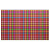 Rotes farbenfrohes Gingham-Karo-Muster Stoff (Fat Quarter (45,7 x 55,9 cm))
