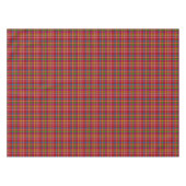 Rotes farbenfrohes Gingham-Karo-Muster Tischdecke (Vorderseite (Horizontal))