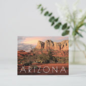 Rotes Felsen-Land Postkarte (Stehend Vorderseite)