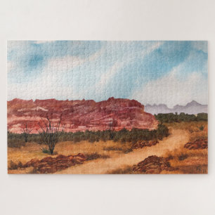 Rotes Felsen Wüstenlandschaft Puzzle