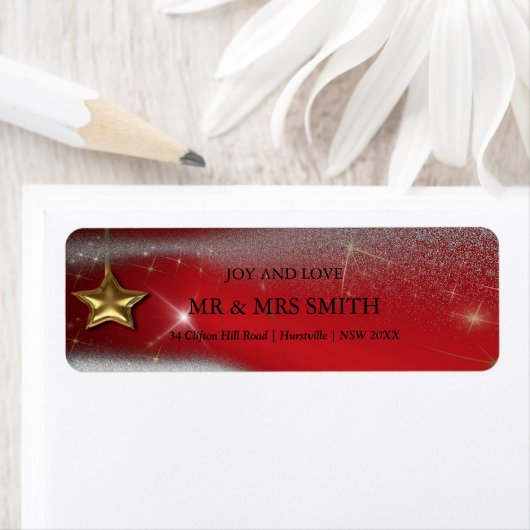 Rotes festes Design (Insitu)