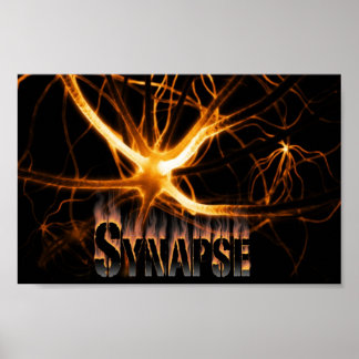 Rotes Feuer in Synapse Poster