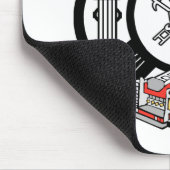 Rotes Feuer-Motor-Rettung Mousepad (Ecke)