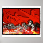 Rotes Feuer Poster (Vorne)
