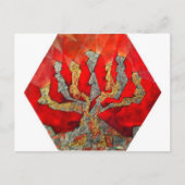 Rotes Feuer Postkarte (Vorderseite)