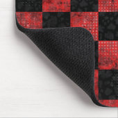 rotes Feuer Schach Mousepad (Ecke)
