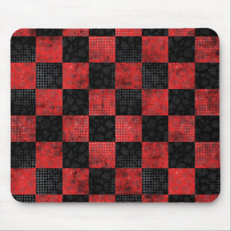 rotes Feuer Schach Mousepad
