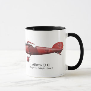 Rotes Fliegen-As Baron-Manfred von Richthofen Tasse