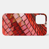 Rotes Fliesenbild Case-Mate iPhone Hülle (Rückseite (Horizontal))