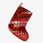 Rotes Fliesenbild Kleiner Weihnachtsstrumpf (Vorderansicht (hängend))