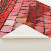 Rotes Fliesenbild Sherpadecke (3/4)