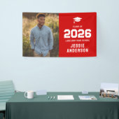 Rotes Foto Abschluss 2026 Banner (Messeveranstaltung)